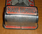 Wrigleys Juicy Fruit Gum Match Wall Safe Holder Tin Litho Advertising