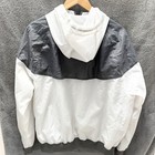 Nike Virginia Tech Hokies Windbreaker Jacket Windrunner Hoodie White Gray Large