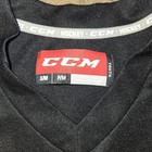 Ccm Hockey Shirt Youth S m Black Long Sleeve Athletic Top