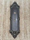 3  X 11 3 16  Antique Baldwin Cast Brass Door Knob Plate