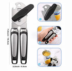 1pc Stainless Steel Multifunction Can Opener Bottle Opener Tool Kitchen Gadgets