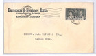 Jamaica Cover Kgvi  coronation  1937 Kingston Commercial Mail Cayman Brac Yd373