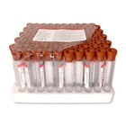 Red Vacuum Blood Collection Serum Tube Clot Activator 10ml 16x100mm Exp 10 2025