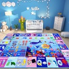 Abc Kids Rug For Playroom 59   39 4  Ocean Rug Baby S- 39 4  59 In Ocean Animals
