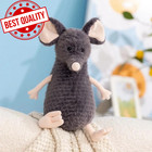 Jellycat Lachlan Sad Rat Plush Soft Stuffed Toy -environment Friendly Toy Usa Be