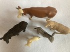 Schleich Of Germany Farm Animal Lot Sheep Cow Donkey 5 Figures