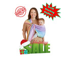 Baby Wrap By Lille  Baby Ring Sling Carrier - Rainbow  holiday Season  Special 