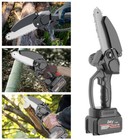 6 Inch Electric Mini Chainsaw Cordless Handheld Wood Cutting Chain Saw 24v