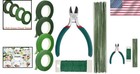 Floral Arrangement Tools Kit With Wire Cutter 26g Stem Wire 22g Paddle Wire