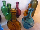 18 Vintage Miniature Colored Glass Bitters Bottles Wheaton Taiwan   2 Bonus Btls