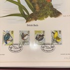 Limited Edition First Day Lithograph British Birds Royal Mail Stamp Collection