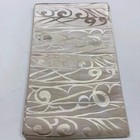 5992  Japanese Vintage Fukuro Obi Belt Kimono Fabric Silk Traditional Silver
