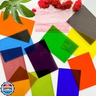 Illuckai 12 Sheets 90 Coe Glass For Fusing  6 X 4 Inch Fused Glass Supplies F