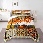  Halloween Bedding Set Fall Pumpkin Sunflower Comforter Set Boys King Multi 13