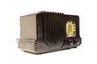 Vintage 1940s Old Addison Art Deco Old Antique Bakelite Radio Still Plays  L  k