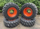 4-12-16 5 Sks-7 Skid Steer Tires rims For Bobcat A300 a770 s750 s770 s740  9 hub