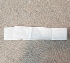White Hachimaki Martial Arts Headband Red Circle Black Japanese Characters