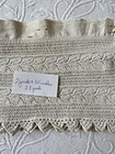 Lovely Antique Vintage French Lace Edging Trim Lot - 7 Pieces