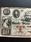 May 1860 Charleston South Carolina State Bank  10 Dollar Obsolete Note Sn  312