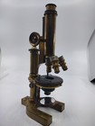 Antique  Complete Bausch   Lomb Optical Co   masterpiece  Brass Microscope Kit