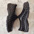 Sloggers Women   s Waterproof Garden Rain Shoes Clogs Sz-6 Slip-on Black Polka Dot