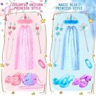 Fedio Princess Dress Up Shoes Set Little Girls Role Play Shoes Pretend Prince   