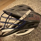 Cascade Xrs Full Face Lacrosse Helmet Visor Matte Gray blue white Pll