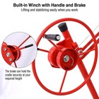 Drywall Lift 11ft drywall Lifter Panel Jack 150lb Heavy Duty Sheetrock Hoist Red