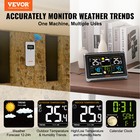 7-in-1 Weather Station Wireless Weather Station With Sensor Atomic Clock