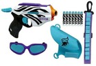 Hasbro Nerf Rebelle Super Stripes Collection Wild Glam Foam Dart Blaster Set 