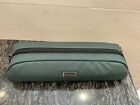 New - Tumi Zippered Ballistic Nylon Pencil Case - Cord Pouch - Dark Opal Green