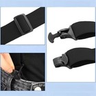 Heavy Duty X Back Suspenders Adjustable Elastic Plastic Clip Work Braces Black
