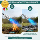 Weed Torch With Push Button Igniter  Propane Burner Flame Weeder Torch For Weeds