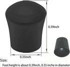 8 Pcs Trivet Rubber Pegs feet  Replacement For Trivets Black 