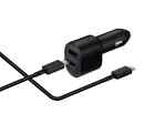 Original Samsung 45w 2ports Super Fast Charging Dual Car Charger 5a Type-c Cable