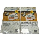 Vintage 1990s Wonderart  Geese And Ribbons Napkin Embroidery Kit