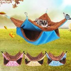 Pet Hamster Bird Ferret Rat Squirrel Hammock Hanging Cage Nest Bed House Toy
