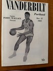 3 Basketball Game Programs Featuring Perry Wallace