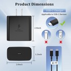 45w Usb-c Charger   6ft Cable For Samsung Galaxy S22 S23 s21 s20 note 20