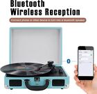 Vintage Turntable 3 Speed Vinyl Record Player With Built-in Stereo Speakers