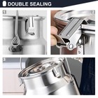 Ymjoinmx 304 Stainless Steel Milk Can With Spigot 1 3 Gallon 5 Liter Silver