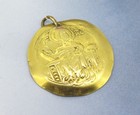 Undescribed John Iii Ducas Vataze 1222-1254 18k Gold Byzantine Coin pendant