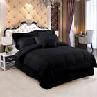 Down Alternative Comforter Set 10pcs With Shams All Season Reversible Comforter