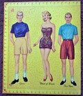 Vintage Uncut 1960 Beautiful Bride Paper Dolls  1 Top Reproduction  1 Seller