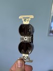 Lot Of 10 Nos General Electric 4021-1 Twin Receptacle Outlets 1940 s 15 Amp 125v