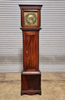 18th Century Scotish Mahogany Tall Case Clock 8 Day John Carmichael Of Greenock