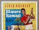 Rare  Elvis Presley 1961 Blue Hawaii Germany Movie Poster Linen  33x23  84x59cm 