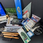 Vintage Lot Of Drafting Engineering Tools Pencils Rulers Templates Leads   More