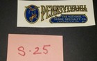 Pennsylvania National Store Candy Scale Decals Blk gold blue  2penn-s25  2 