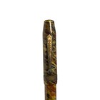 Vintage Wwii Era 1940s Stratford Fountain Pen Brown Marbled Untested As-is